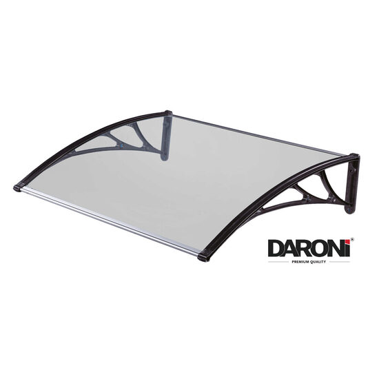 Copertina Daroni - 90cmx60cm, model Verona PC-600, policarbonat celular clar, brate plastic negru PP + GF