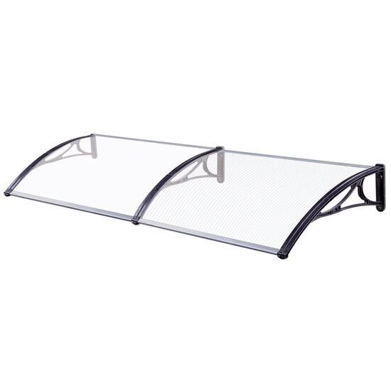 Copertina 200cmx100cm, IZOPOL PM-1000, policarbonat celular clar, 3 brate negru