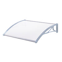 Copertina policarbonat celular opal IZOPOL-800, latime 120cm, adancime 80cm, brat plastic gri PP + GF