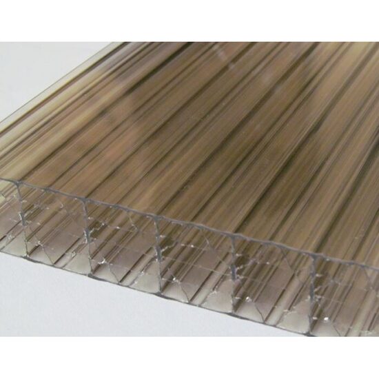 Policarbonat Lexan 25mm bronz - structura X - 2,1m X 6m. Pret/buc.