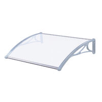 Copertina policarbonat celular clar IZOPOL-1000, latime 120cm, adancime 100cm, brat plastic gri PP + GF