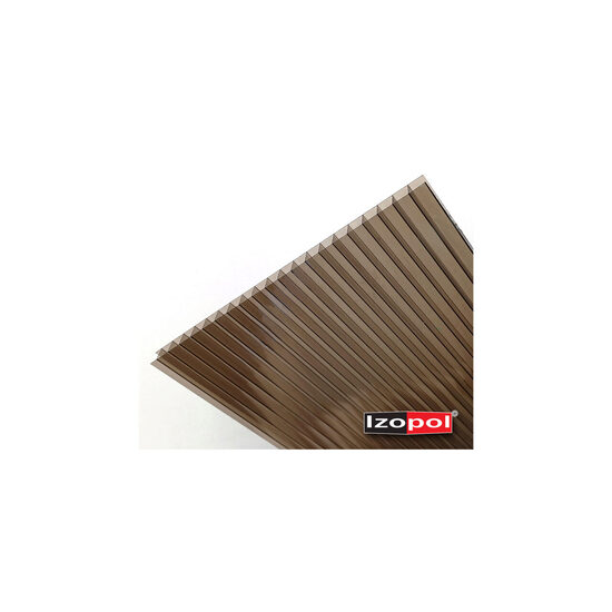 POLICARBONAT WLMW16-3TS25 16MM / 6000*2100MM BRONZ (12.6MP/BUC)