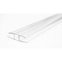 PROFIL POLICARBONAT H 25MM CLAR (6M/BUC)